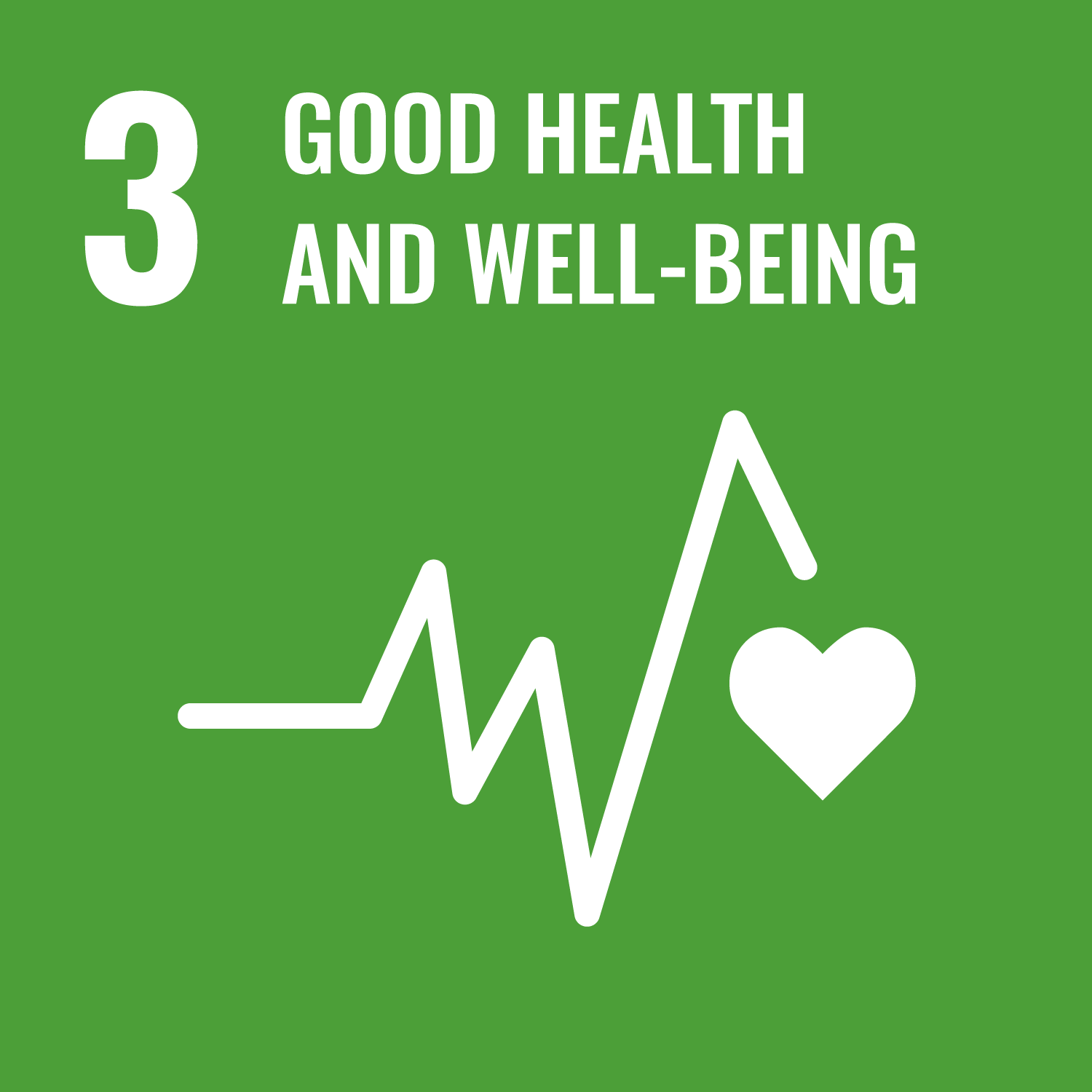 SDG 3 Good Health and Well-Being Graphic